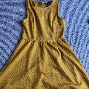 Forever 21 Mustard Yellow Dress